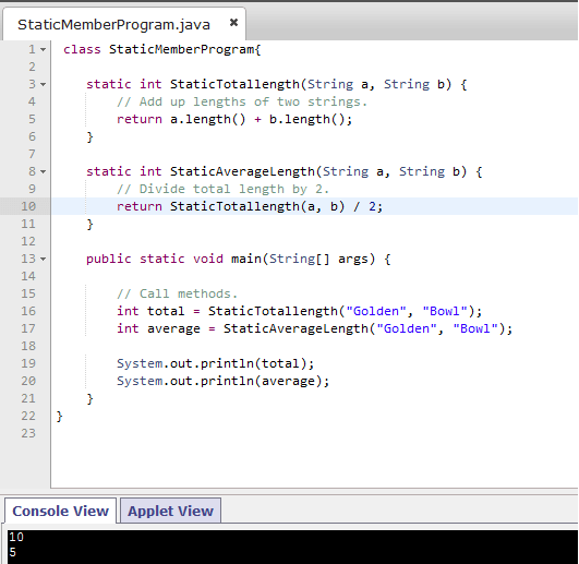 What Are Static Members In Java Explains Static Method And Field With Example Qa With Experts 5762