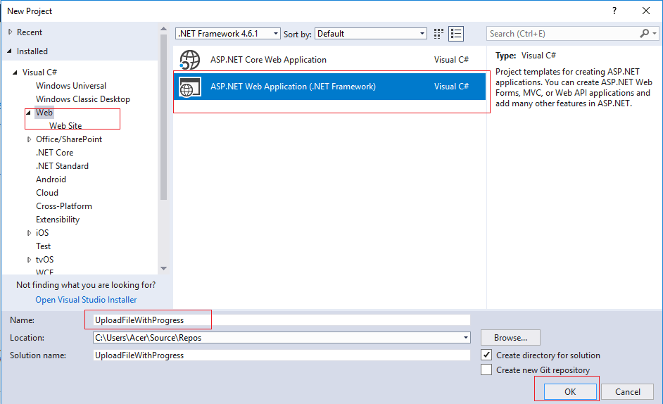jQuery File Upload with progress bar in ASP.NET MVC