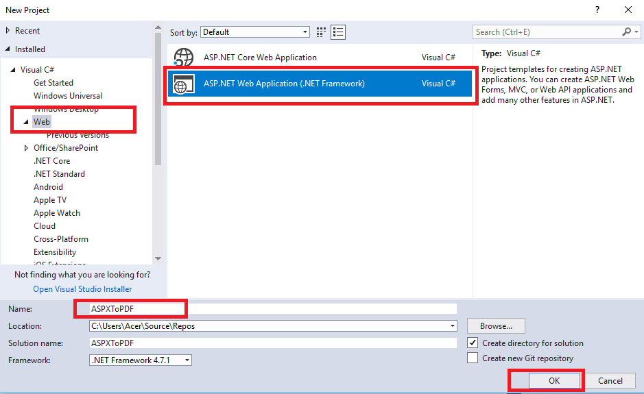 Convert ASPX page to PDF in ASP.NET using iTextSharp