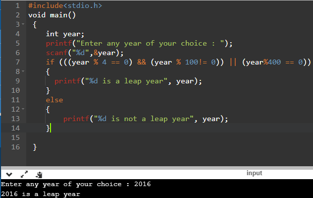 How To Check For Leap Year In C Haiper